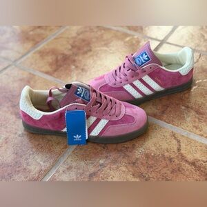 Adidas Gazelle Rose Sneakers with White Accents